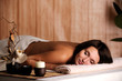 woman get relax in the spa salon