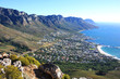 Camps Bay bei Kapstadt vom Lions Head aus gesehen