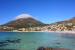 Camps Bay bei Kapstadt mit dem Lions Head im Hintergrund