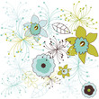 Flower pattern. Vector