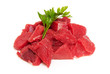 viande de boeuf découpée pour bourguignon
