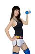The sports girl