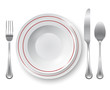 platos con cubiertos