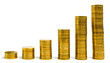 Gold coin columns