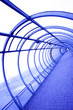 futuristic glass tunnel