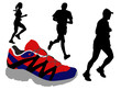 runners and sport shoe