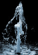 waterfall isolated on black waterfall isolated on black