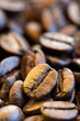 Coffee beans closeup