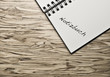Notizbuch Notizbuch