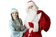 Ded Moroz and Snegurochka Ded Moroz and Snegurochka
