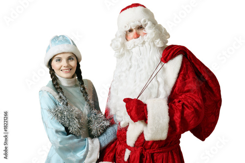 Foto: Ded Moroz and Snegurochka Ded Moroz and Snegurochka