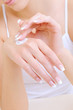 Skincare of female hands Skincare of female hands