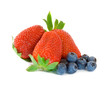 Strawberries and Blueberries