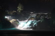 Rheinfälle in Schaffhausen in der Schweiz bei Nacht