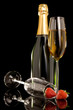 Fruit and champagne