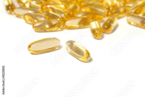 Photo: Vitamin oil capsules Vitamin oil capsules