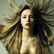 Beautiful Woman With Magnifice...