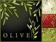 Seamless Retro Pattern with Olives Seamless Retro Pattern with Olives