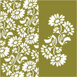Vector beautiful abstract floral background