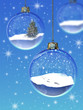 Bocce di vetro di natale