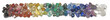 Panoramic Rainbow Crystal Banner
