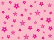 Pink stars on pale pink background