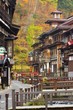 銀山温泉街の秋