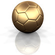 GOLD SOCCER BALL