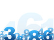 Hintergrund Zahlen blau