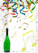 Party, Fete, Silvester, Geburtstag - Einladungskarte Party, Fete, Silvester, Geburtstag - Einladungskarte