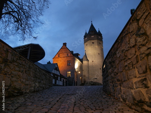 Foto: Burg Altena, Abendbeleuchtung Burg Altena, Abendbeleuchtung