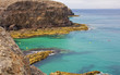 Seascape near Playa de Papagayo (Parrot's beach) on Lanzarote, C