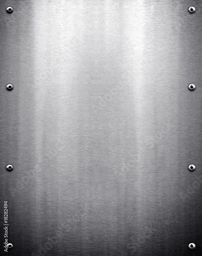 Illustration : metal plate background metal plate background