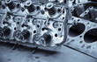 performance race car engine parts detail
