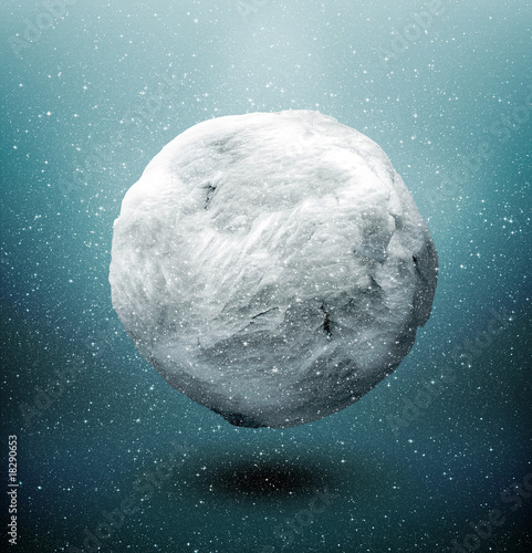 Illustration: snow ball snow ball