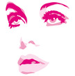 Woman Face Vector Illustration Woman Face Vector Illustration