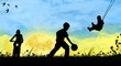 children playing