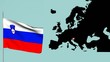 Bandiera della slovenia