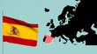 Spagna bandiera  Europea