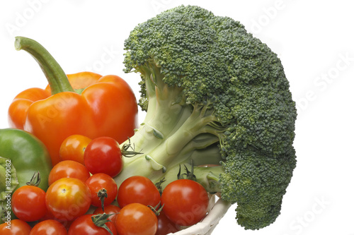 Broccoli,tomatoes and paprika Broccoli,tomatoes and paprika