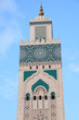 Minaret of Mosque Hassan II in Casablanca