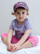 bambina vestita di rosa