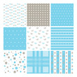 Christmas seamless pattern set Christmas seamless pattern set