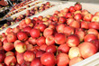 Fresh Red Apples in Farmer's Market