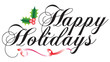 Happy Holiday Type