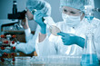 scientists working at the laboratory