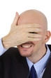 Mann schummelt