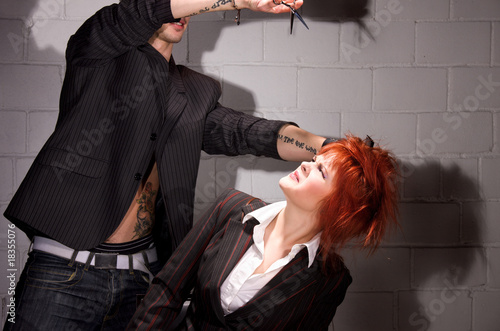 Photo: crazy barber crazy barber