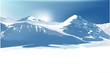 Winter mountains