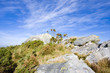 view of a small mountain in brittany